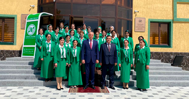 Открытие нового здания филиала №42 ГУП СБ РТ «Амонатбанк»  в районе Бохтар.