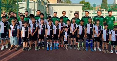 Сдача спортивной площадки в эксплуатацию Амонтбанком