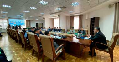 Вохурии Раиси Раёсати Амонатбонк бо намояндагони ВАО оид ба Фармони Президенти Ҷумҳурии Тоҷикистон “Дар бораи тадбирҳои вусъат додани ҳисоббаробаркунии ғайринақдӣ” №586, аз 22/06/2023